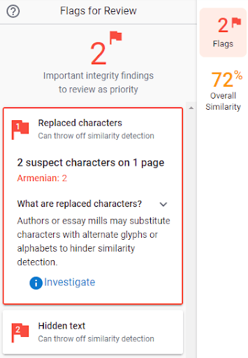 Flags in the sidebar