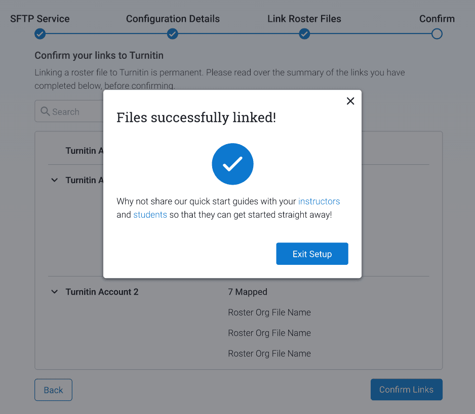 Roster sync - Step 5